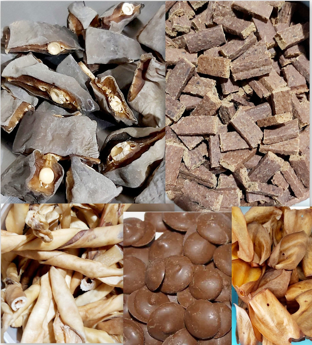 TREAT PACK 5 items Great Value Bulk Dog Treats, Dehydrated Free Post