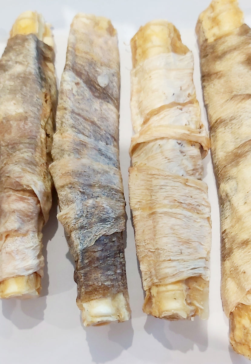 Ling Skin Wrapped Shark Cartilage Large cartilage 1kg bags – Bendigo ...